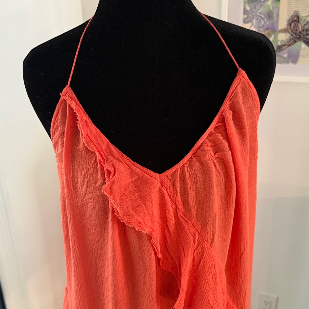 Free People Coral Backless Dress - Picture 2 of 7